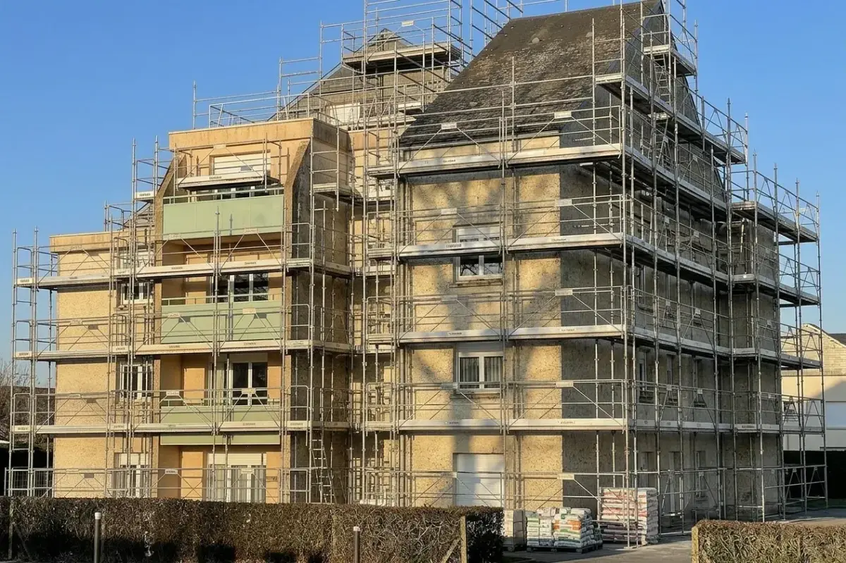 Ravalement de façade dans l'Indre-et-Loire